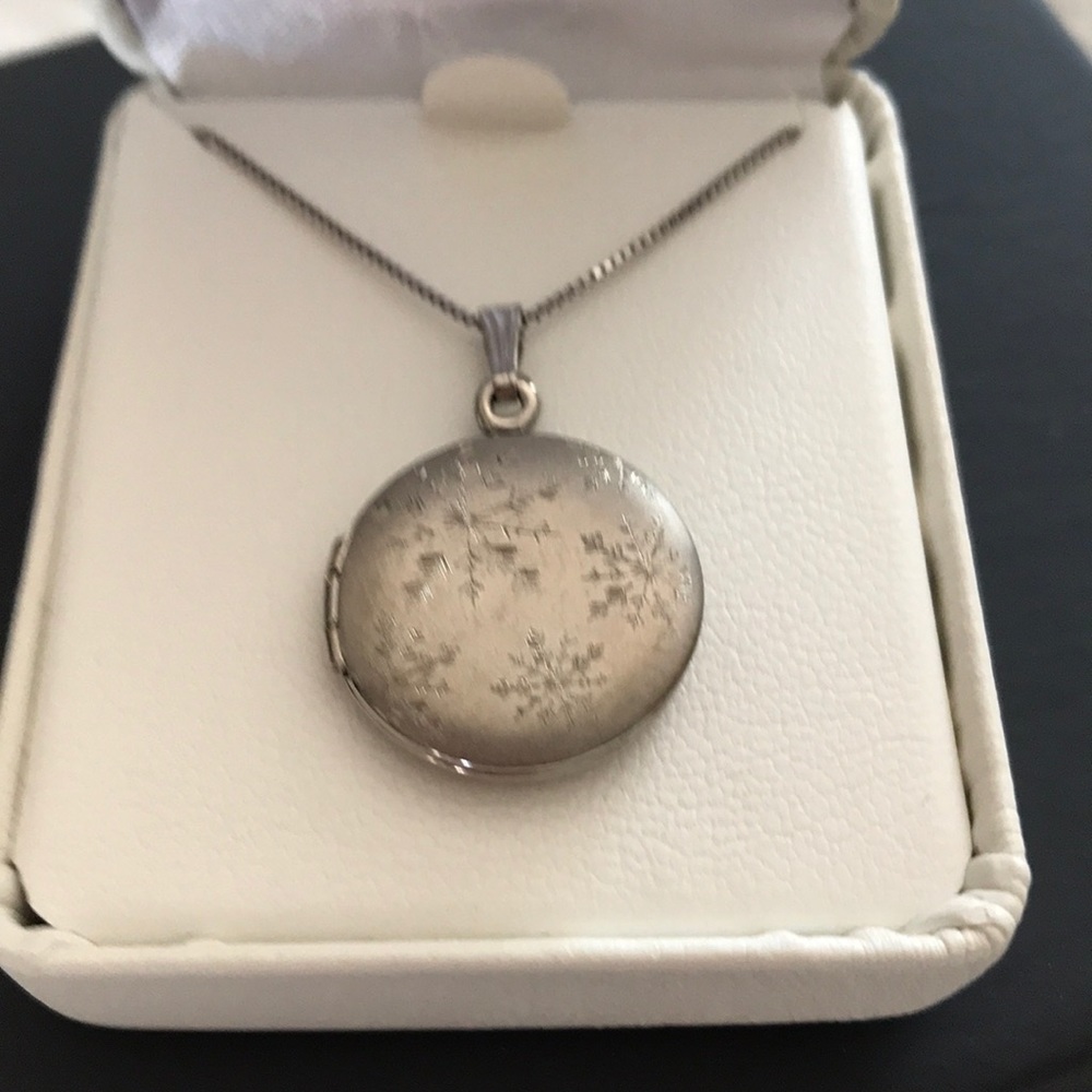 Silver Locket Necklace